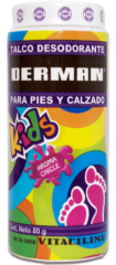 DERMAN® Talco - Aroma Chicle Para Niños