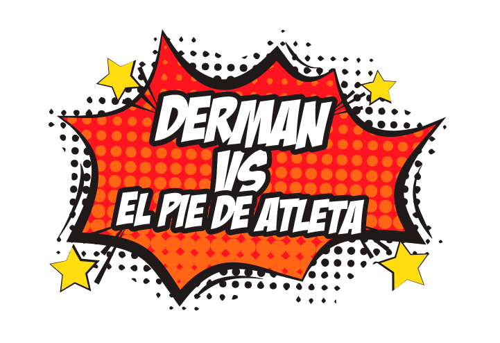 Derman vs Pie de atleta